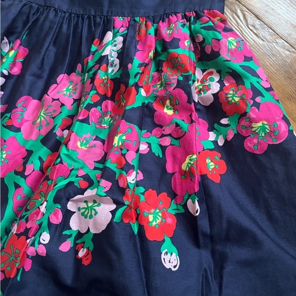 Lilly Pulitzer Bright Navy Cherry Mine Lottie Strapless Mini Dress in 6 - Picture 8 of 15